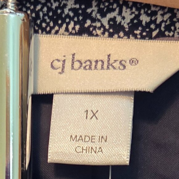 NWT - CJ Banks Women's Plus Black/White Tweed Blazer, Fully Lined, 1X - Picture 9 of 11